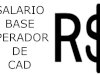 Salário base para operador de cad