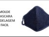 Molde de mascara simples em sistema CAD