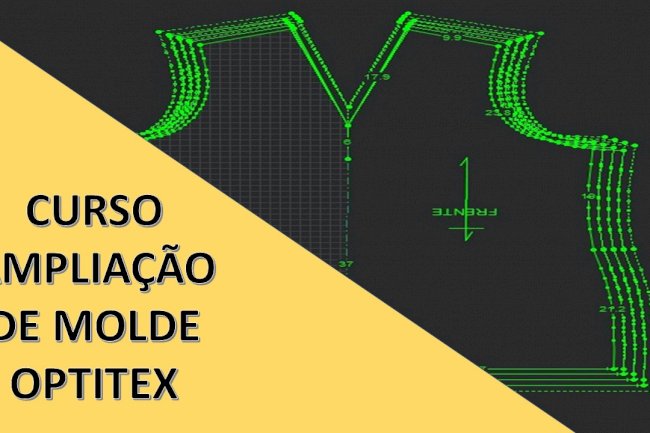 Ampliação de molde para roupas optitex