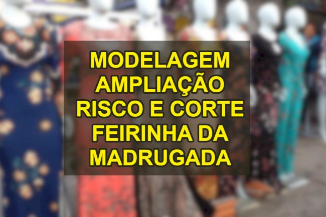 Ampliação e risco para feirinha da madrugada