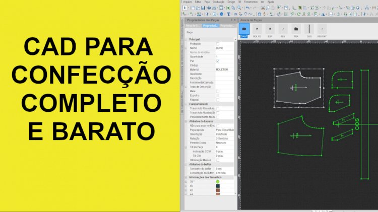 Cad para confecção completo